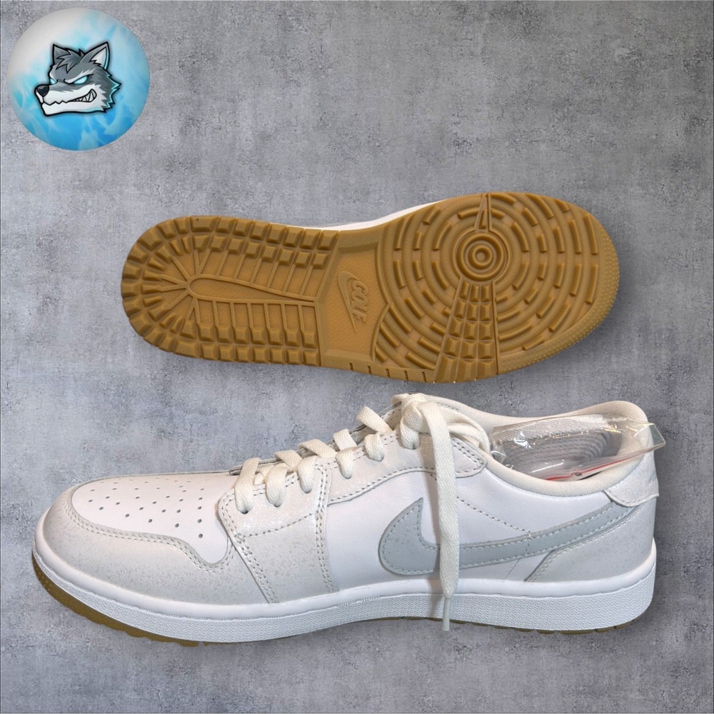 Nike Air Jordan 1 Low G Spikeless Golf DD9315-111 White / Gum Men's Size 14 - Picture 4 of 5